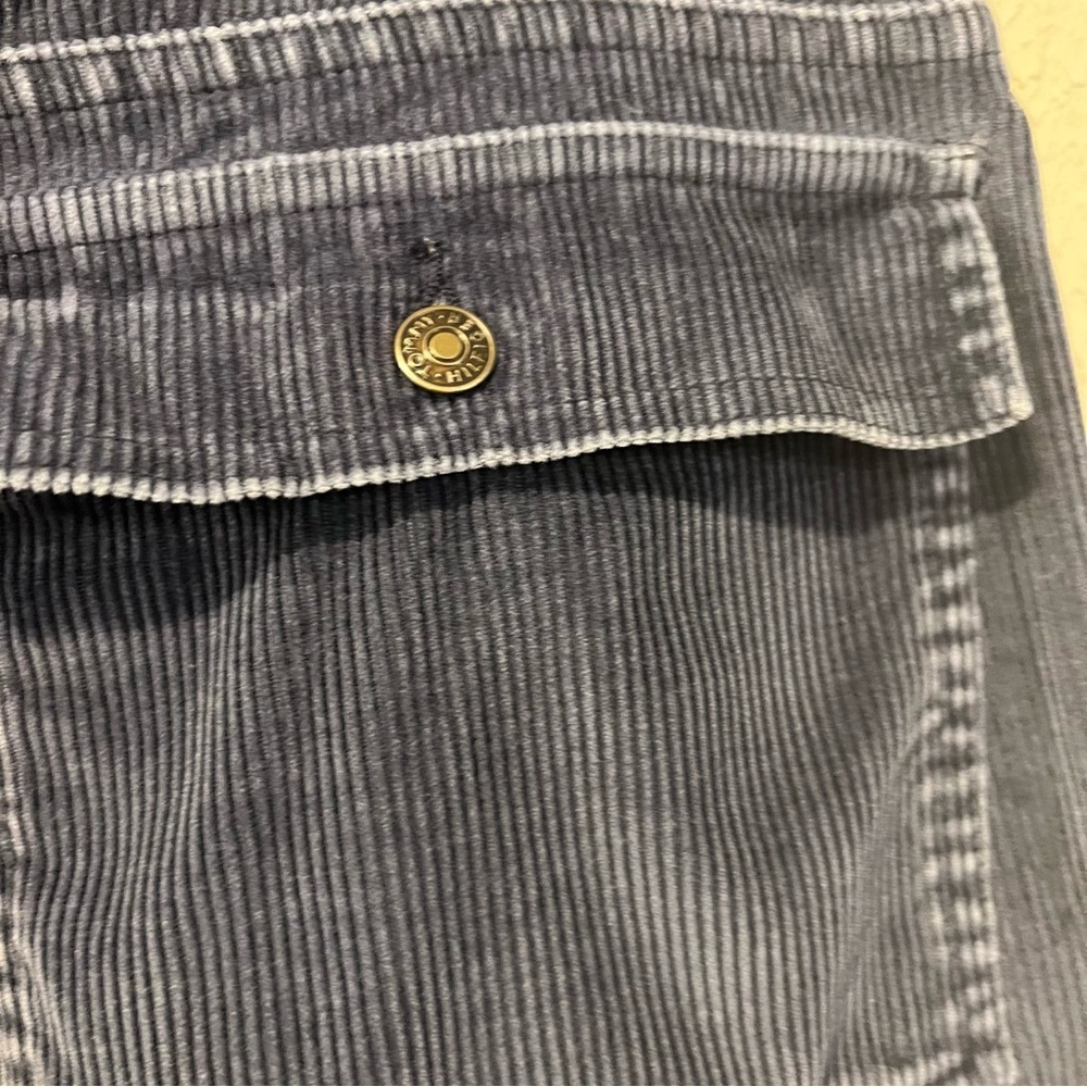 Tommy Hilfiger Vintage Y2K Dark Blue Corduroy Carpenter Pants size 34 X 30 - Picture 13 of 16